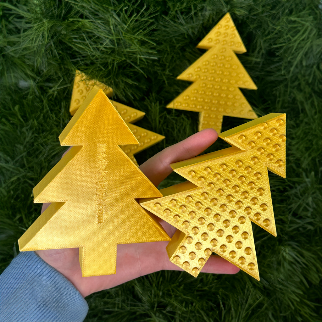 Lego Christmas Gold Tree Decorations