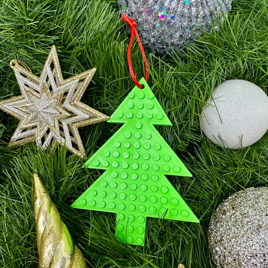 Green Lego Christmas Hanging decoration