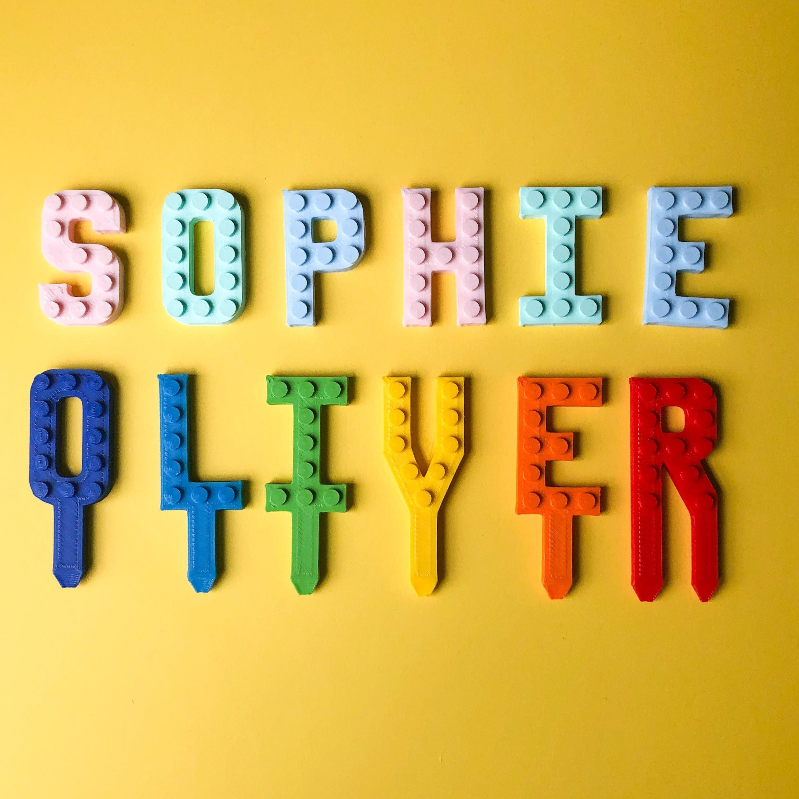 Tiny Brick Compatible Letters – Made Happy USA