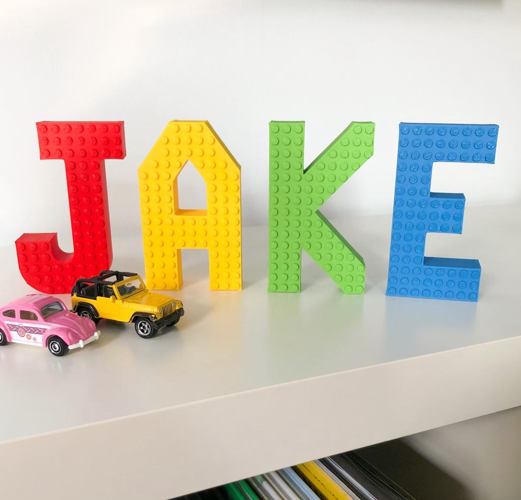 Large Brick Compatible Letters - UK Made & Eco Friendly – Made Happy USA
