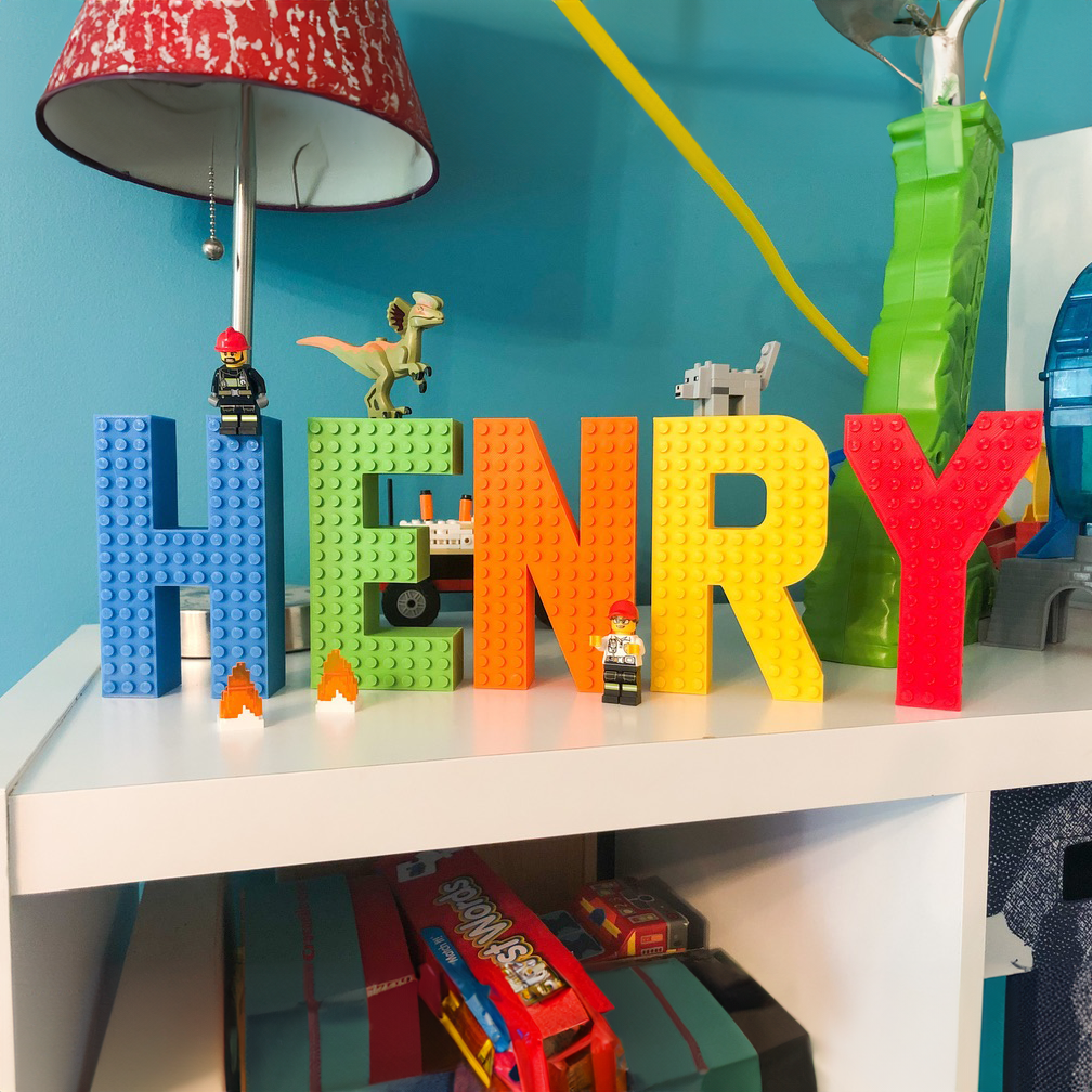 Large Brick Compatible Letters - UK Made & Eco Friendly – Made Happy USA