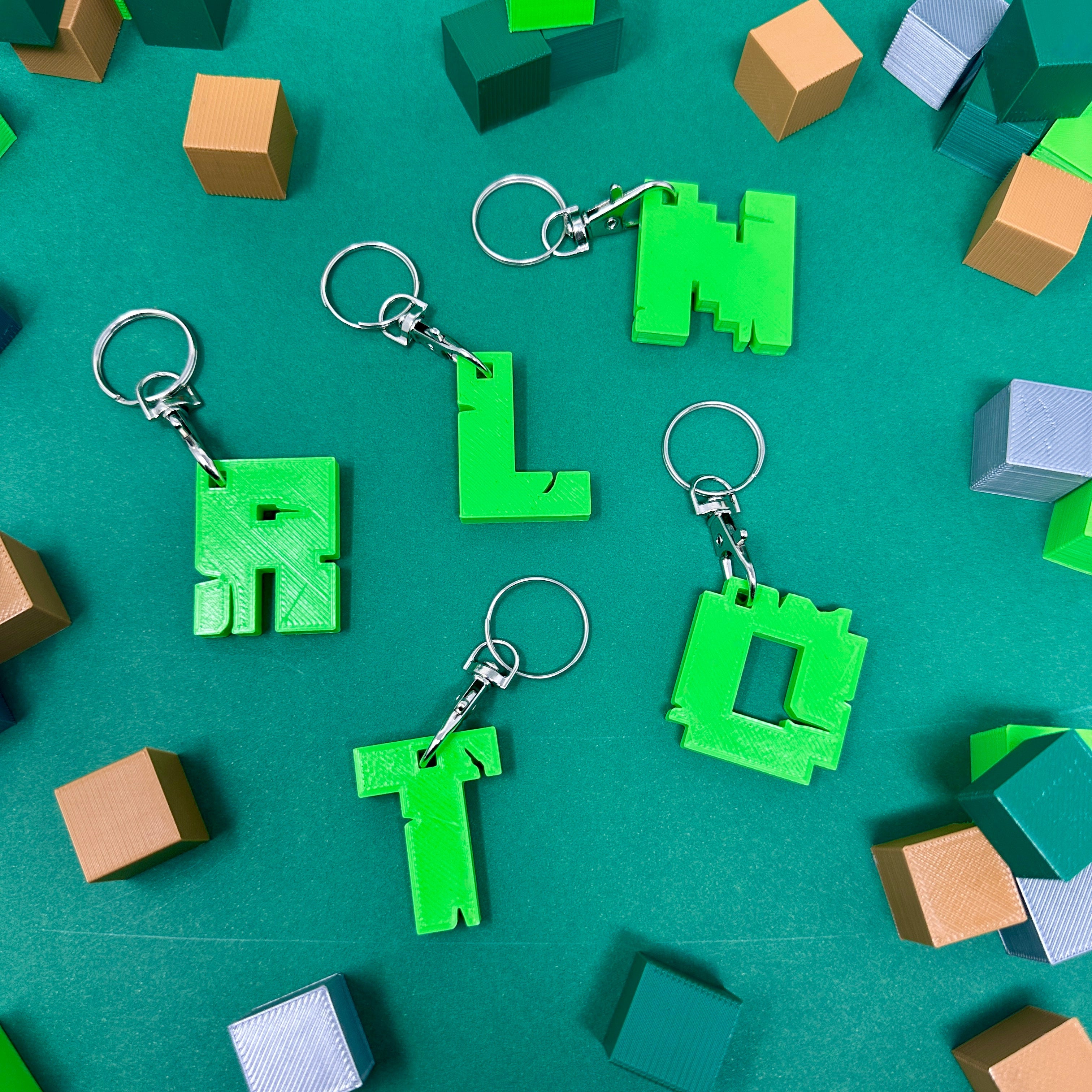 Block Mining Keyrings – Made Happy USA