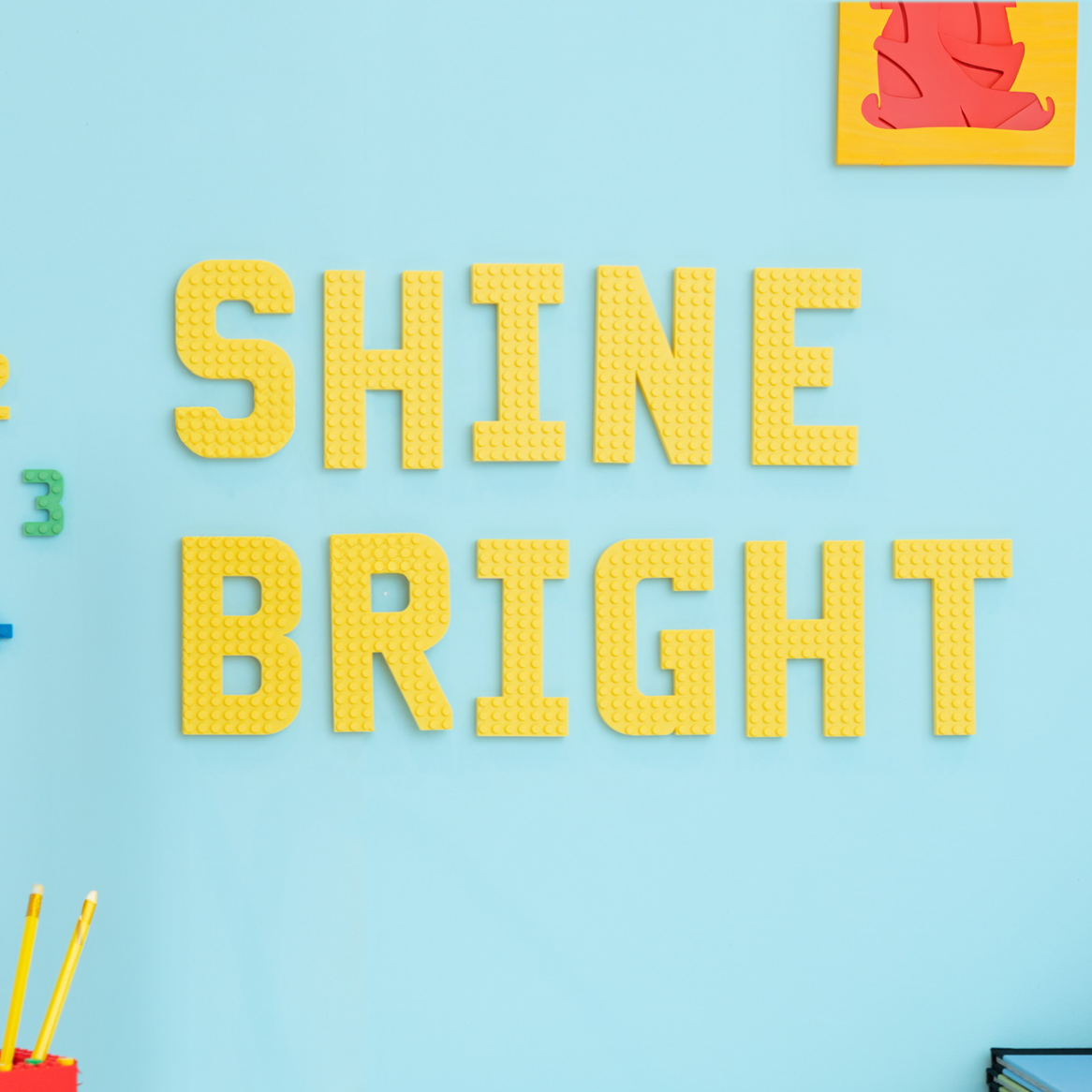 Wall Brick Compatible Letters – Made Happy USA