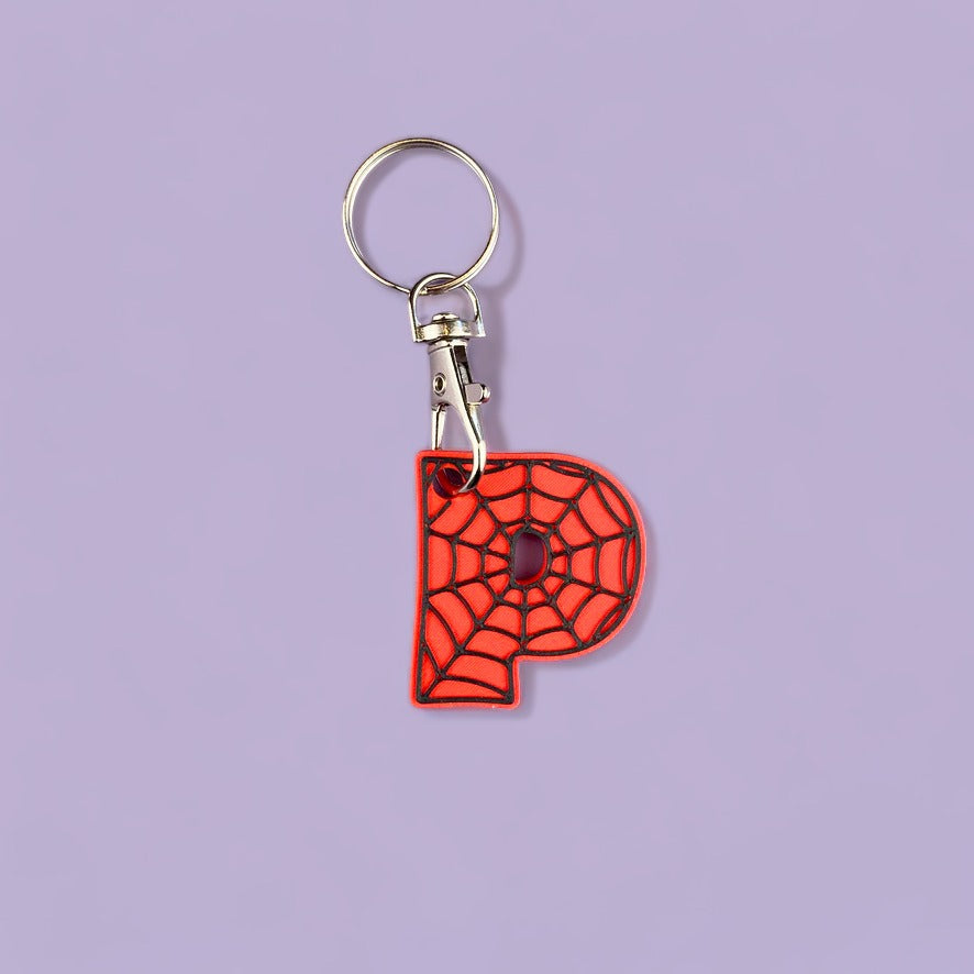 Personalised Spiderman Keyring